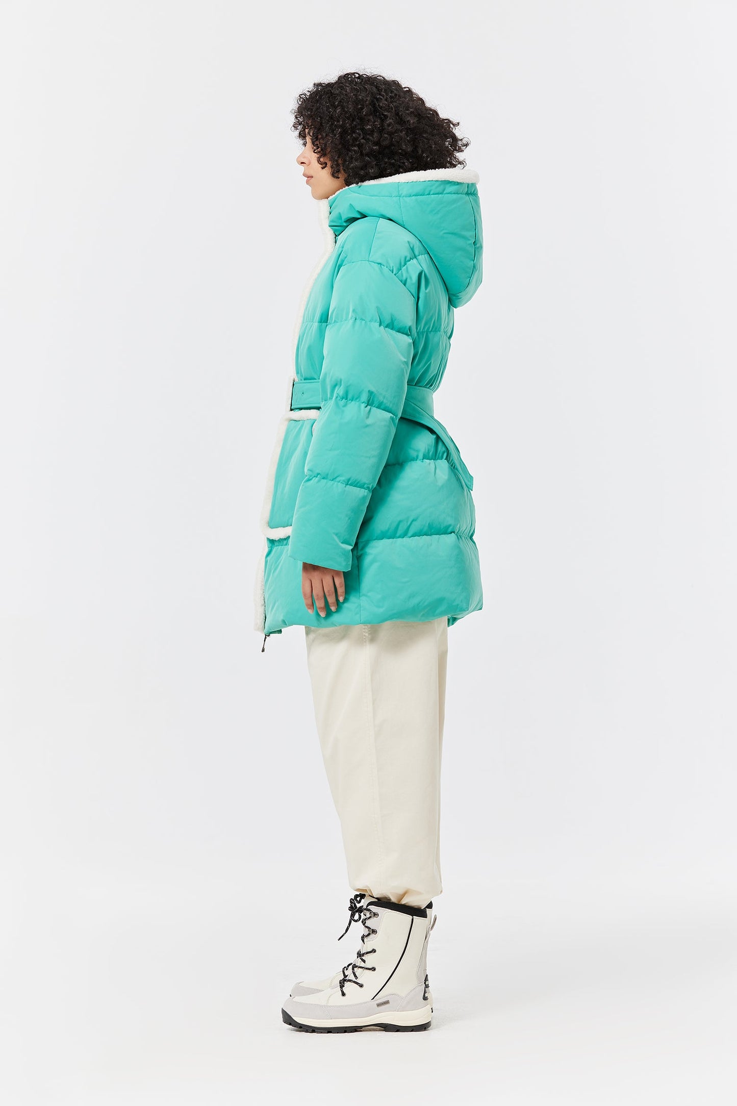 Mary Women's Fleece Down Puffer